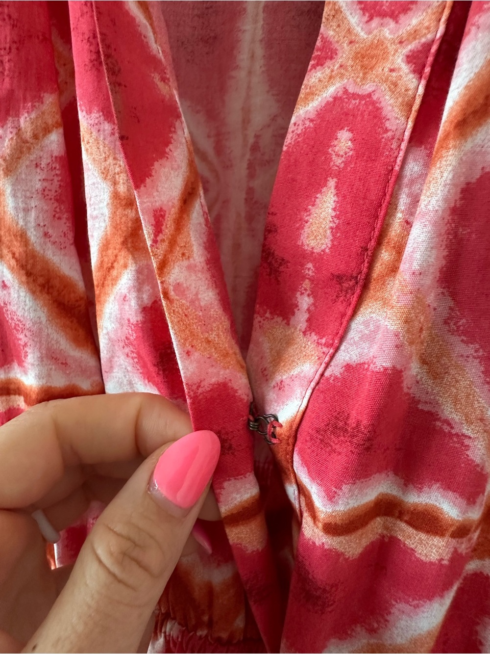 Anthropologie Somerset Mini Dress Size Small Pink White Smocked Printed Dress - Picture 8 of 14